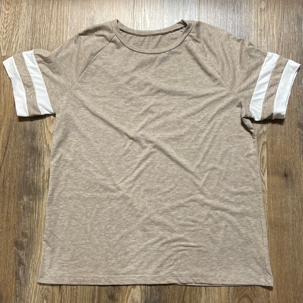 Womens T Shirts Short Sleeve Tunic Tops Loose Crewneck